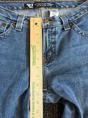 Rockies Jeans Women's 10 L Blue Light Wash Slim Low Rise Boot Cut Jeans thumbnail 2