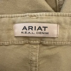 Ariat Wide Leg Jeans 33R Ultra High Rise Countryside French Khaki Stretch NWT thumbnail 10