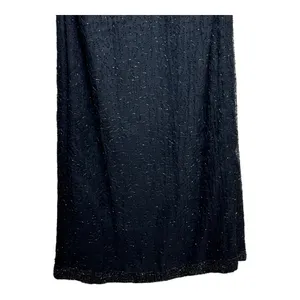 Laurence Kazar New York Beaded Maxi Dress Sleeveless silk Formal Evening Gown XL thumbnail 5