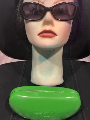 Kate Spade Black Sunglasses with Green Case thumbnail 1