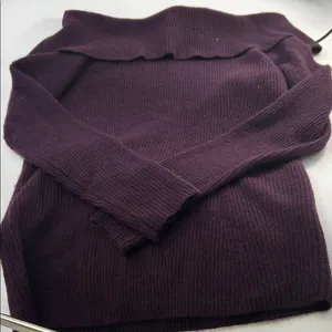 Bloomingdale's Off-the-Shoulder Plum Sweater cashmere thumbnail 10