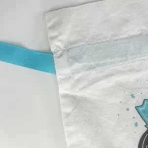 Sephora 2018 Happy Year Drawstring Cloth MakeUp Delicates Travel Bag White New thumbnail 3