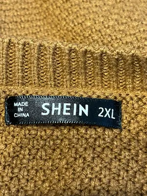 Shein Sweater 2XL Long Sleeve Brown thumbnail 9