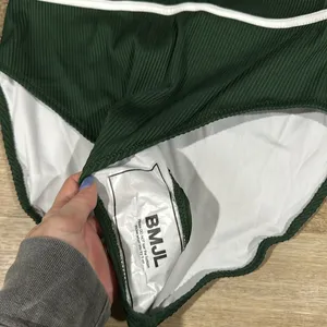 NWT ribbed women’s high waisted medium blooming jelly bikini with padded top thumbnail 2