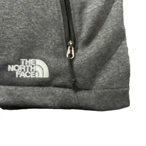 The North Face Ridgewall Vest Womens Size Medium Heather Gray Full Zip WindWall thumbnail 4