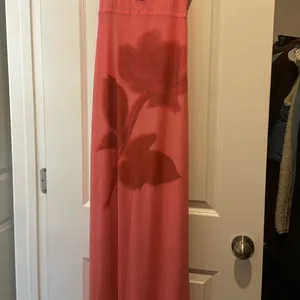 Urban Outfitters Pink Maxi Dress with Floral Design thumbnail 2