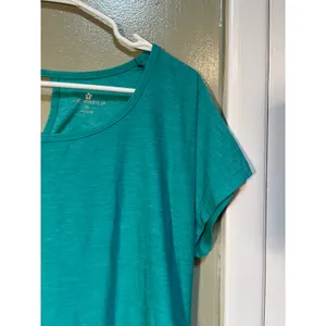 Tuff Athletics Women's Sz XL Active T-Shirt Spectra Green Heathered Short Sleeve thumbnail 7