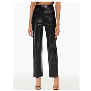 Aritzia Wilfred The Melina Pant Black Vegan Leather Pants Size 4 High Waisted thumbnail 6