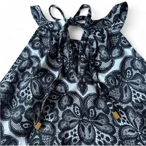 The Limited Y2K black and white lace top thumbnail 7