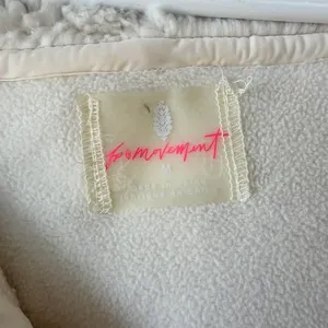 FP Movement Jacket Was She Pullover Fleece Ivory Cream Size Medium thumbnail 8
