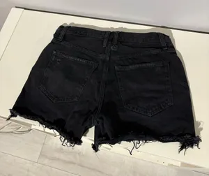 Free people black Jean shorts thumbnail 3