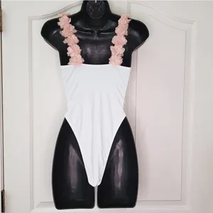 NWOT Swimsuit One Piece White Size XS thumbnail 5