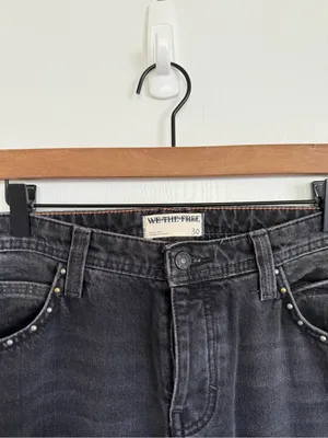 Free People Cooper Studded Boyfriend Jeans thumbnail 4