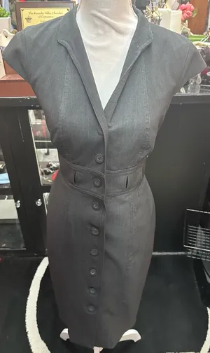Calvin Klein sz 8 gray dress thumbnail 1