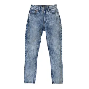 Abercrombie & Fitch Simone High Rise Slim Blue Acid Wash Jeans Size‎ 25 0R thumbnail 3