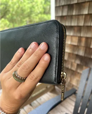 Tory Burch Leather Wallet Black thumbnail 10
