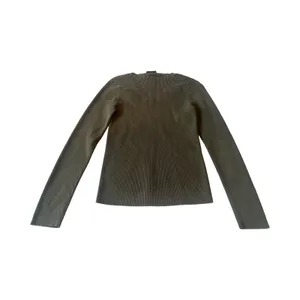 Polo Jeans‎ Co Ralph Lauren Womens Ribbed V-Neck Sweater Olive Green Medium thumbnail 4