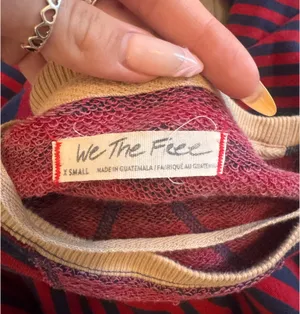 Free People We The Free Classic Striped Oversized Crewneck thumbnail 4