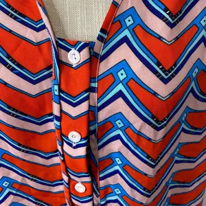 Fun 2 Fun semi sheer button down thumbnail 2