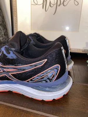 Asics Gel Cumulus 23 Athletic Running Sneakers Size 9.5 Black/Blazing Coral thumbnail 9