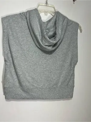 Offline by Aerie Sleeveless Gray Hooded Tank Top size M thumbnail 7