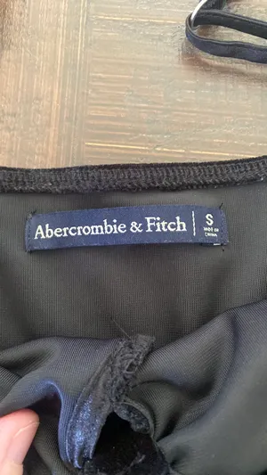 Abercrombie & Fitch velvet romper thumbnail 6