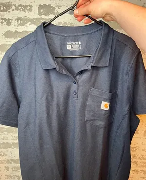 Carhartt | women navy blue polo thumbnail 1