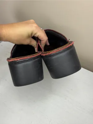 NAOT Red Leather Mules Women’s EU41 US 10-10.5 thumbnail 6