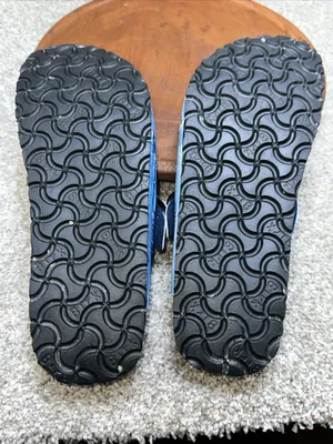 Rare Papillio Blue Denim Animal Print Closed Toe Clogs Womens Size 7 thumbnail 10