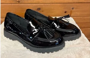 Jones New York Women's Loafers Priscilla Black patent leather Sz 10 NWOB thumbnail 1