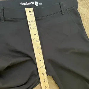 Betabrand Classic Dress Pants Yoga Pants Bootcut Black ~ Women’s Size L Petite thumbnail 13