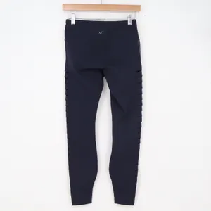 Vina Leggings Womens S Laser Cut Side Ventilation Black High Rise Excellent thumbnail 5