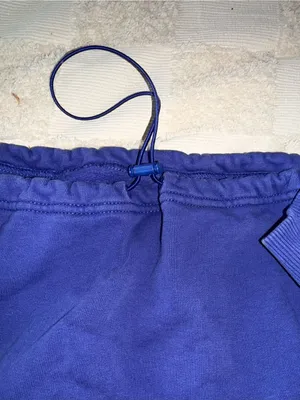 Cobalt Blue Women’s Best‎ Cropped Hoodie with Heart Logo size S thumbnail 3