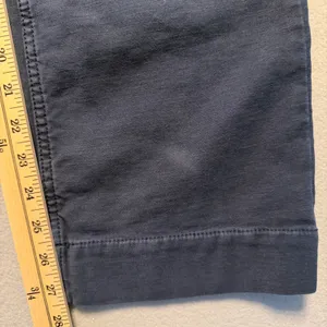 Quince Stretch Knit Wide Leg Pants Deep Navy Blue High Rise Women Size 8 thumbnail 8