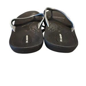 Okabashi‎ Silver Classic Contour Sole FlipFlop Beach Sandals Size Large thumbnail 3