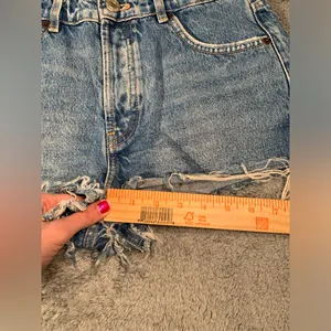 Zara Denim cutoff Blue Women Shorts 4 thumbnail 11