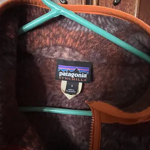 🏔️ Rare Patagonia Synchilla Marsupial Pullover Fleece Earth Tone Print thumbnail 4