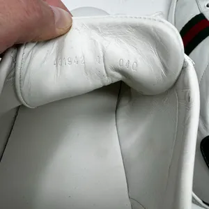 Gucci Ace Bee Sneakers White Leather Low Top EU 41 thumbnail 10