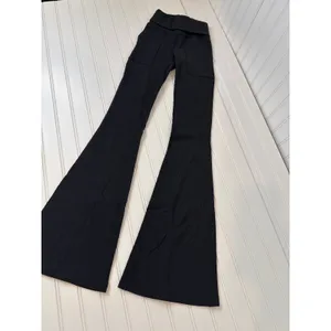 OFFLINE By Aerie Ribbed Pocket Foldover Flare Leggings Black Yoga Extra Small thumbnail 2