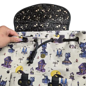 Loungefly‎ Disney The Nightmare Before Christmas Halloween Town Rucksack thumbnail 2