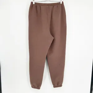 Nuuds Womens Oversized Brown Fleece Lined Classic Sweatpants‎ Joggers Size M thumbnail 11