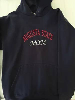 Navy sweatshirt hoodie Blue Size XL thumbnail 1