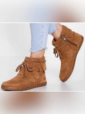 UGG Men's Chestnut/Tan Suede Ankle Boots thumbnail 3