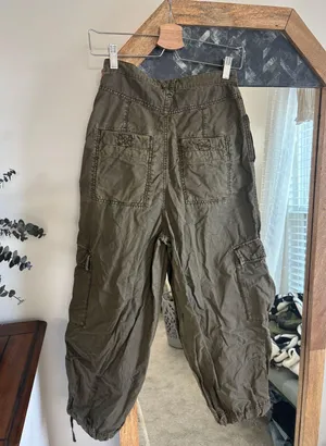 Free People Fly Away Parachute Cargo Pants thumbnail 5