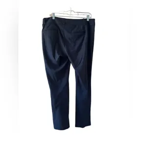 Michael Kors Navy Straight Leg Dress Pants Career Trousers Size 14 thumbnail 3