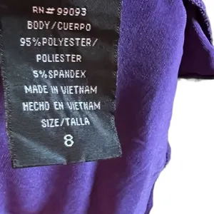 Le Bos Coverup Wrap nwt‎ Purple Size 8 thumbnail 5