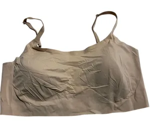 True & Co. Bralette Removeable Pads Beige Neutral Size XL thumbnail 1