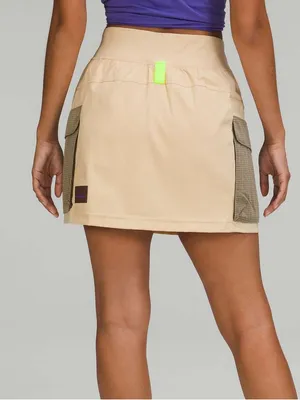 Lululemon Women’s Multi-Pocket Cargo High-Rise Hiking Skirt Skort in Prosecco 6 thumbnail 3