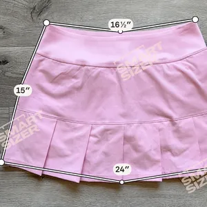 EUC Puma Pink Pleated Athletic Skort Athleisure Athletic Pickle Ball Tennis Golf thumbnail 3