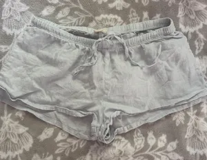 Brandy Melville Linen Shorts Blue thumbnail 1